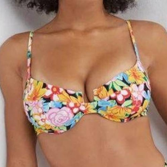 For Love And Lemons Other - NEW For Love & Lemons Tiana Floral Underwire Bikini Top Large